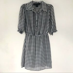 Kardashian Kollection Houndstooth Game Day Dress